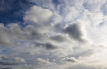 Dramatic sky, storm clouds, background