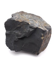 shungit on a white background