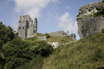 Corfe Castle, Dorset, England