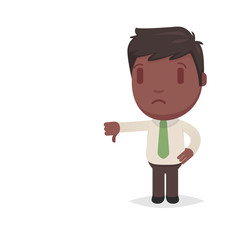 Cute afro american man