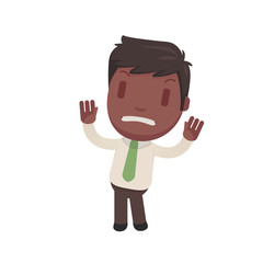 Cute afro american man