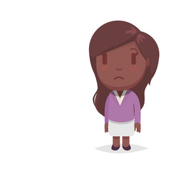 Cute afro american woman