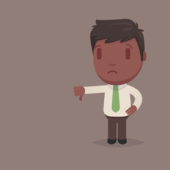 Cute afro american man