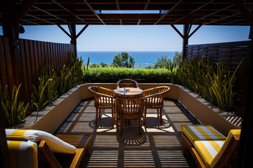 Fototapeta premium Sea views from the hotel