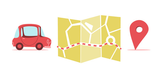 Percorso ideale come raggiungere la destinazione