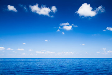 Obraz premium Cloud, Blue sky and sea
