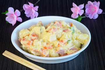 Delicious Japanese potato salad
