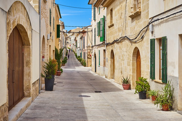 Fototapeta na wymiar Mallorca - Altstadt von Alcudia