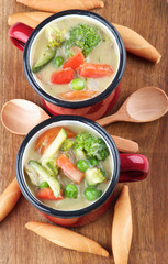Vegetables Creamy Soup