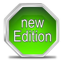 New Edition Button - 3D illustration