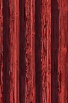 Red wall in the falu colors