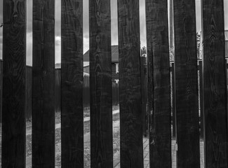 Деревянный забор. 1