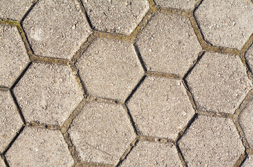 cobblestone pavement