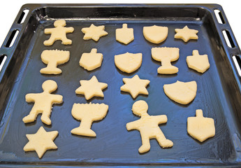 Dough preform. Hanukkah cookies