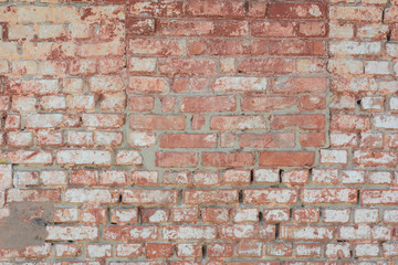 White wall of bricks