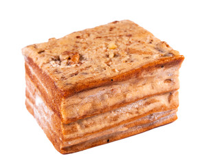 Apple pastila with walnut (traditional Russian fruit confectionery)