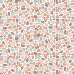 Seamless decorative vector background with abstract stains. Print. Cloth design, wallpaper.