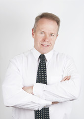 Handsome smiling business man portrait