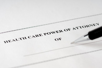 health care power of attorney form