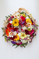 Easter Flower Wreath - 110169232