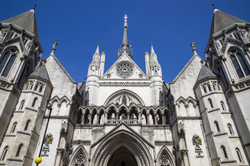 Royal Courts of Justice in London