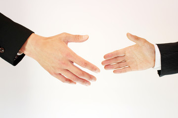 ビジネスマンの握手　Businessman shaking hands