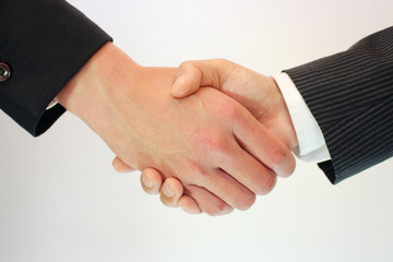 ビジネスマンの握手　Businessman shaking hands