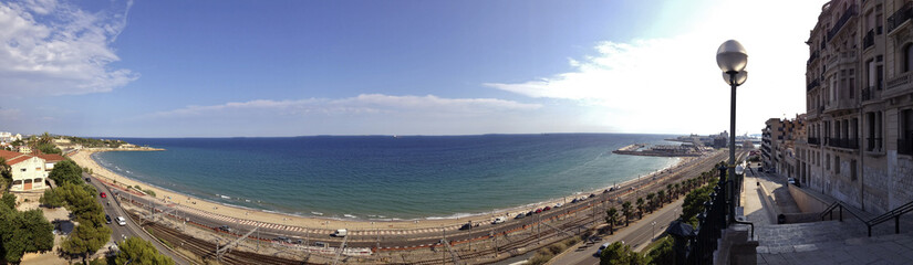 VISTA DESDE EL BALCÓN DEL MEDITERRÁNEO DE TARRAGONA, CATALUNYA , ESPAÑA