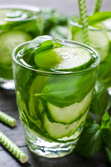 Transparent refreshing drink