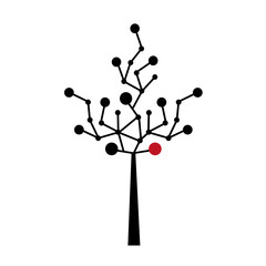 Black three silhouette