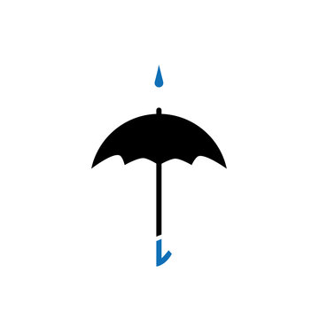 Umbrella with drop