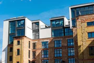 Lofts on top of an old industrial building