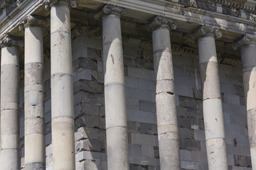 Ancient Garni pagan Temple, the hellenistic temple in Armenia