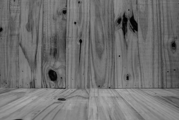 Wood boards,Abstract background black and white.