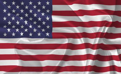 Naklejka premium The USA Flag - background