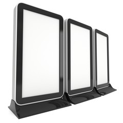 Trade show booth LCD TV stand.