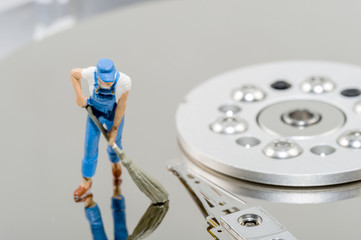 HDD Festplatte Bereinigung Service