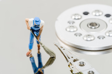 HDD Festplatte Bereinigung Service