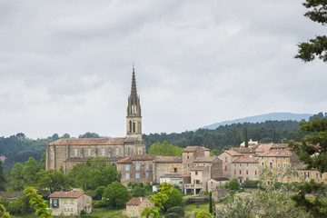 Obraz premium Bannes/village ardéchois