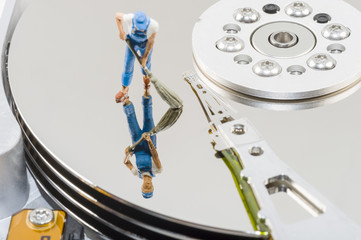 HDD Festplatte Bereinigung Service