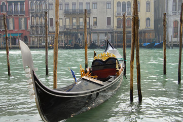 Fototapeta na wymiar Gondola - Venice - Italy