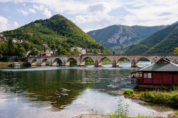 Mehmed Pasa Sokolovic Bridge in Visegrad, Bosnia