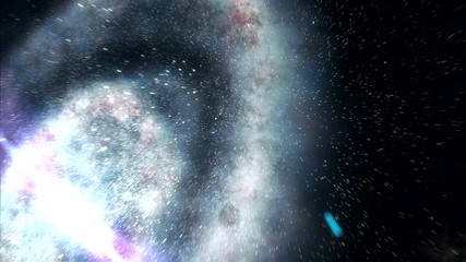 galaxy space star zoom in 