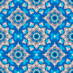 Seamless pattern. Decorative pattern in beautiful colors. Vector illustration