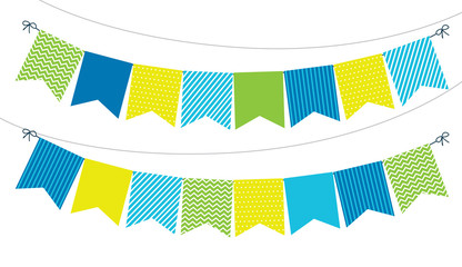 Obraz premium Flags garland decoration