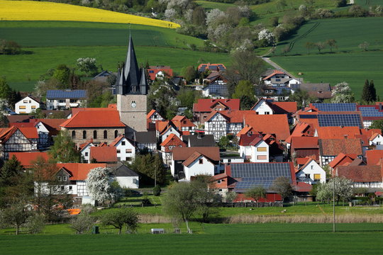 Das Dorf Netra in Hessen