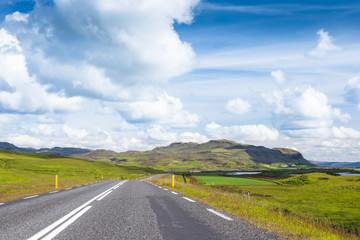 Beautiful nature. Summer day in Iceland