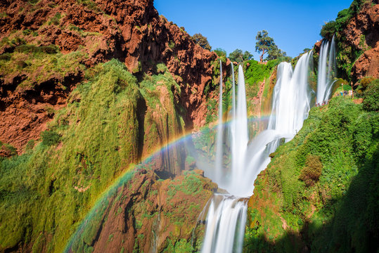 Fototapeta Ouzoud waterfalls, Grand Atlas in Morocco