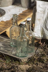 Стеклянные бутылки