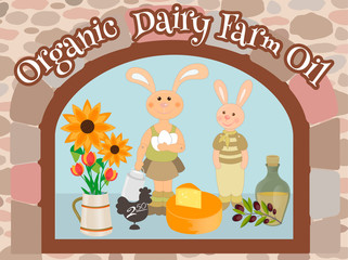 Organic Dairy Farm Oil showcase
